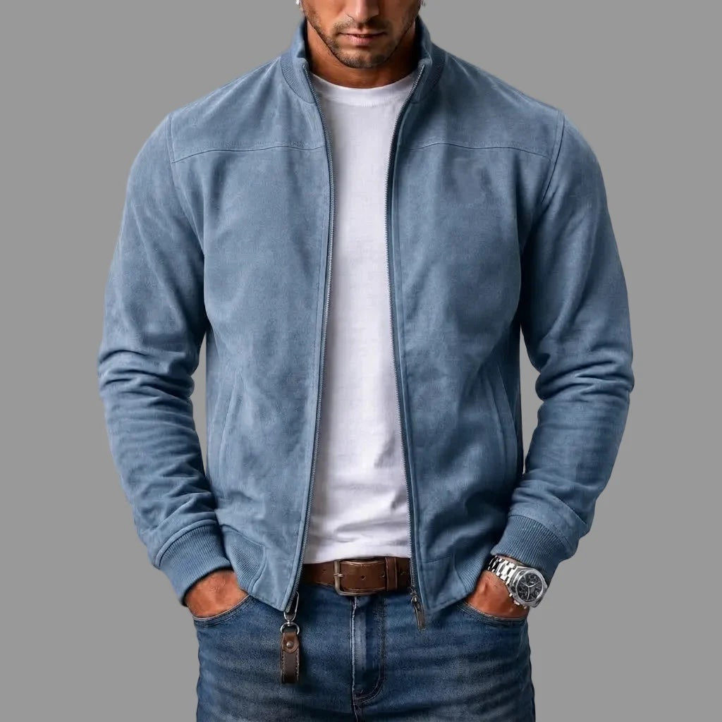 Klement | Mestská bunda bomber – modrá