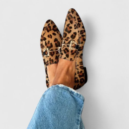 Elegantné mokasíny s leopardím vzorom Jana – Leopardia