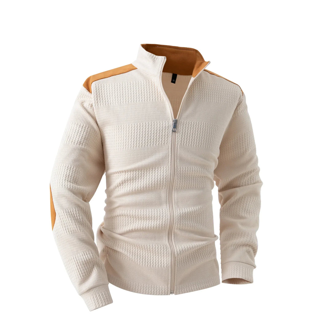 Kardigán s patchwork vzorom Žigmund – Khaki