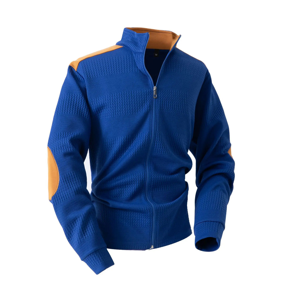 Kardigán s patchwork vzorom Žigmund – Modrá